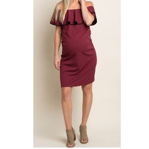 NWT Off the shoulder maternity dress
